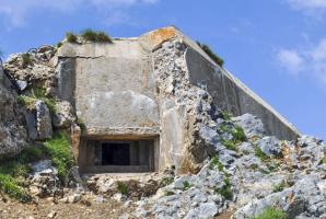 Ligne Maginot - CONCHETAS - CONQUET (OC) - (Ouvrage d'infanterie) - Bloc 6
Créneau pour mitrailleuse flanquant en direction de la Palu