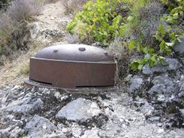 Ligne Maginot - CASTES RUINES (CR) - (Ouvrage d'infanterie) - Bloc 5
Cloche observatoire par élements