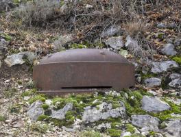 Ligne Maginot - CASTES RUINES (CR) - (Ouvrage d'infanterie) - Bloc 5
Cloche observatoire par éléments