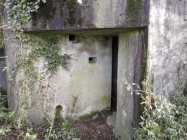 Ligne Maginot - BB38 - (Blockhaus pour canon) - L'entrée du blockhaus.