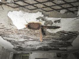 Ligne Maginot - BB38 - (Blockhaus pour canon) - L'orifice pour le passage d'un périscope.