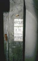 Ligne Maginot - CASTES RUINES (CR) - (Ouvrage d'infanterie) - Bloc 3
Indications à côté de la porte