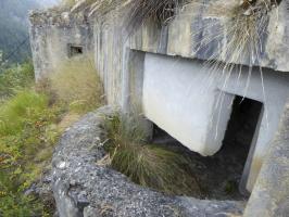 Ligne Maginot - SAINT DALMAS LE SELVAGE (SD) - (Ouvrage d'infanterie) - Bloc 1
Le bloc mitrailleuse et la cuve pour mortier