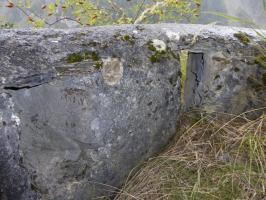 Ligne Maginot - SAINT DALMAS LE SELVAGE (SD) - (Ouvrage d'infanterie) - Bloc 1
Créneau dans la cuve pour mortier