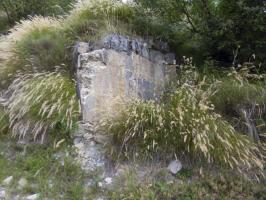 Ligne Maginot - SAINT DALMAS LE SELVAGE (SD) - (Ouvrage d'infanterie) - Bloc 1
L'entrée comblée