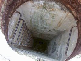 Ligne Maginot - SAINT DALMAS LE SELVAGE (SD) - (Ouvrage d'infanterie) - Bloc 3
Le puits d'accès à la cloche cuirassée 