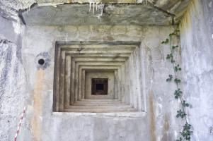 Ligne Maginot - LA BEOLE (BE) - (Ouvrage d'infanterie) - Bloc 1
Trémie FM
