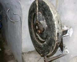 Ligne Maginot - SAINT DALMAS LE SELVAGE (SD) - (Ouvrage d'infanterie) - Les dessous de l'ouvrage
Ventilation manuelle