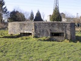 Ligne Maginot - BB77-B - LES HACHES EST - (Blockhaus pour canon) - Face frontale