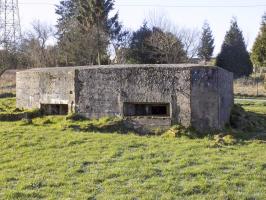 Ligne Maginot - BB77-B - LES HACHES EST - (Blockhaus pour canon) - Face frontale
