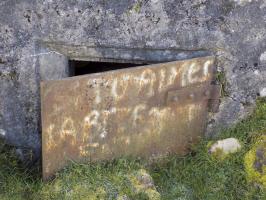Ligne Maginot - BB77-B - LES HACHES EST - (Blockhaus pour canon) - L'entrée