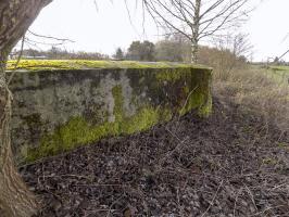 Ligne Maginot - BB77 - LES HACHES OUEST - (Blockhaus pour canon) - Face frontale, coté gauche
