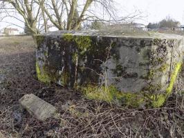 Ligne Maginot - BB77 - LES HACHES OUEST - (Blockhaus pour canon) - Face frontale, coté droite