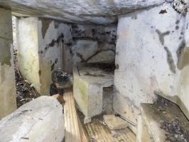Ligne Maginot - BB77 - LES HACHES OUEST - (Blockhaus pour canon) - L'intérieur gauche