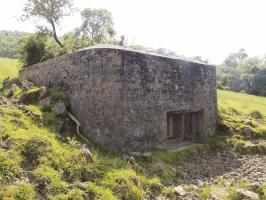 Ligne Maginot - BB80 - L'ORANGERIE - (Blockhaus pour canon) - Faces droite et frontale