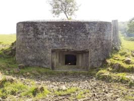Ligne Maginot - BB80 - L'ORANGERIE - (Blockhaus pour canon) - Face frontale