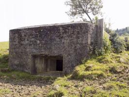 Ligne Maginot - BB80 - L'ORANGERIE - (Blockhaus pour canon) - Faces frontale, gauche