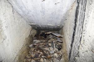 Ligne Maginot - LA BEOLE (BE) - (Ouvrage d'infanterie) - Bloc 1
Étage inférieur
Égout inachevé