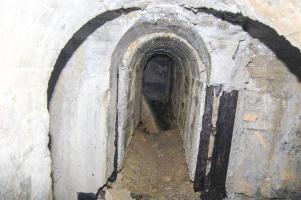 Ligne Maginot - LA BEOLE (BE) - (Ouvrage d'infanterie) - Galerie du bloc 2 chez chambres 11 et 13