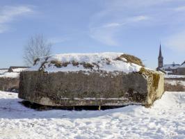 Ligne Maginot - BA82 - ROCROI OUEST 2 - (Blockhaus pour arme infanterie) - Face frontale