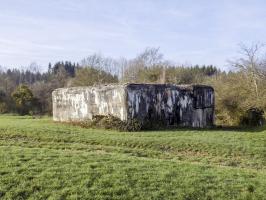 Ligne Maginot - A94 - BRUNCENT - (Blockhaus lourd type STG / STG-FCR - Simple) - Face frontale et face est