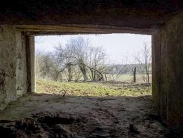 Ligne Maginot - EUILLY SUD - (Blockhaus pour canon) - Vue vers le nord-est