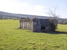 Ligne Maginot - MALANDRY - (Blockhaus pour canon) - Face frontale