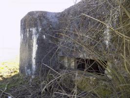 Ligne Maginot - MALANDRY - (Blockhaus pour canon) - Créneau AC frontal