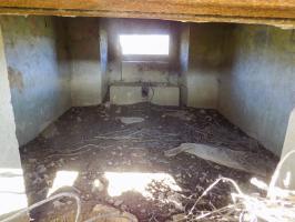 Ligne Maginot - MALANDRY - (Blockhaus pour canon) - Face frontale, pas la structure habituelle pour un canon antichar de 25mm 