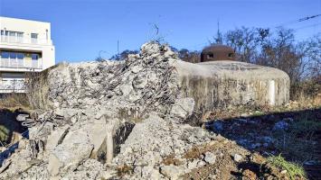Ligne Maginot - 83 - SIERENTZ VOIE FERREE OUEST - (Casemate d'infanterie - Simple) - La fin de la casemate