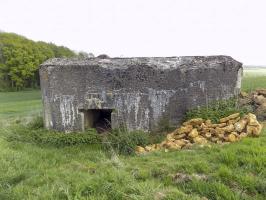 Ligne Maginot - A105 - SAILLY - (Blockhaus lourd type STG / STG-FCR - Simple) - L'arrière avec l'entrée AC