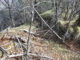 Ligne Maginot - O42 - LA COLETTA NORD - (Casemate d'infanterie - Simple) - Environnement
Excavation au dessus du bloc