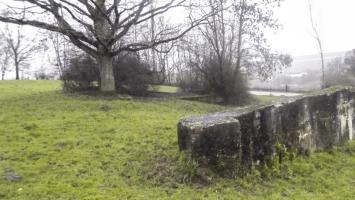 Ligne Maginot - MONTLIBERT - (Stand de tir) - L'un des 2 murs latéraux