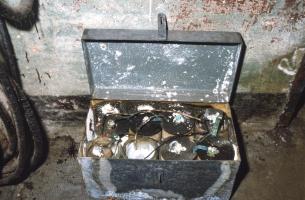 Ligne Maginot - BAMBESCH - A35 - (Ouvrage d'infanterie) - Piles Leclanché 