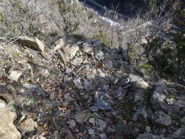 Ligne Maginot - LE COLLET 1 - (Blockhaus de type indéterminé) - Environnement
Observatoire sommaire ayant vue sur le pont de Paule et l'ancienne route menant à Valabres nord.