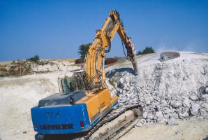 Ligne Maginot - QUATRE VENTS NORD - C74 - (Casemate d'infanterie - Simple) - Les travaux de destruction partielle.