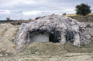 Ligne Maginot - QUATRE VENTS NORD - C74 - (Casemate d'infanterie - Simple) - Les travaux de destruction partielle
