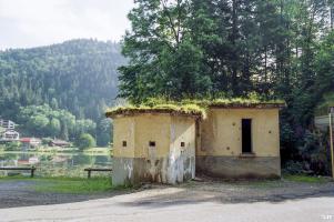 Ligne Maginot - PONT DE BIAUFOND - (Blockhaus pour arme infanterie) - Prise vers le pont (direction Suisse)
