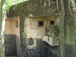 Ligne Maginot - BB374 - (Blockhaus pour canon) - Façade avant