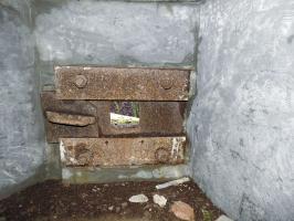 Ligne Maginot - BB374 - (Blockhaus pour canon) - Le créneau pour FM.