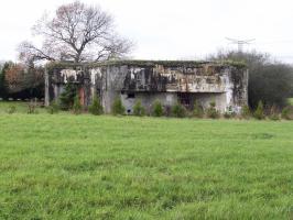 Ligne Maginot - STG 18 - STG S - MC06 - (Casemate d'infanterie - double) - La façade de flanquement vers la droite.