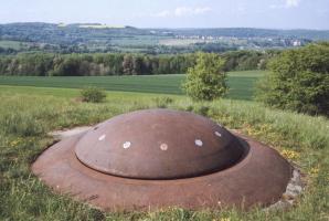 Ligne Maginot - EINSELING - A36 - (Ouvrage d'infanterie) - La tourelle de mitrailleuses