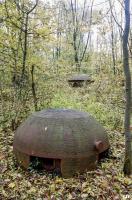 Ligne Maginot - KERFENT - A34 - (Ouvrage d'infanterie) - Bloc 1
Cloche GFM et tourelle de mitrailleuses transformée en AM