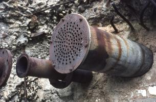 Ligne Maginot - KERFENT - A34 - (Ouvrage d'infanterie) - Bloc 2
Tuyau d'échappement