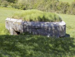 Ligne Maginot - 2C - LA CABRETTE - (Blockhaus pour canon) - L'arrière et droite