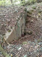 Ligne Maginot - 3B - FERME LA FOLIE OUEST - (Blockhaus pour arme infanterie) - Face arrière. 
Entrée