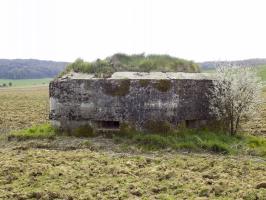 Ligne Maginot - 3C - FONTAINE ST PIERRE - (Blockhaus pour arme infanterie) - Faces frontale et gauche