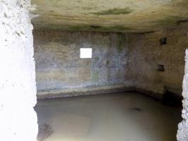 Ligne Maginot - 3C - FONTAINE ST PIERRE - (Blockhaus pour arme infanterie) - Face frontale, créneau FM/Obs