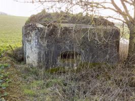 Ligne Maginot - 8A - CHATEAU BERNIER - (Blockhaus pour arme infanterie) - Face droite, créneau FM