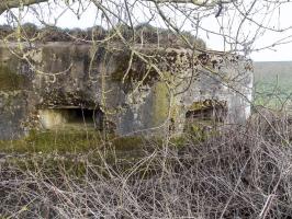Ligne Maginot - 8A - CHATEAU BERNIER - (Blockhaus pour arme infanterie) - Face frontale